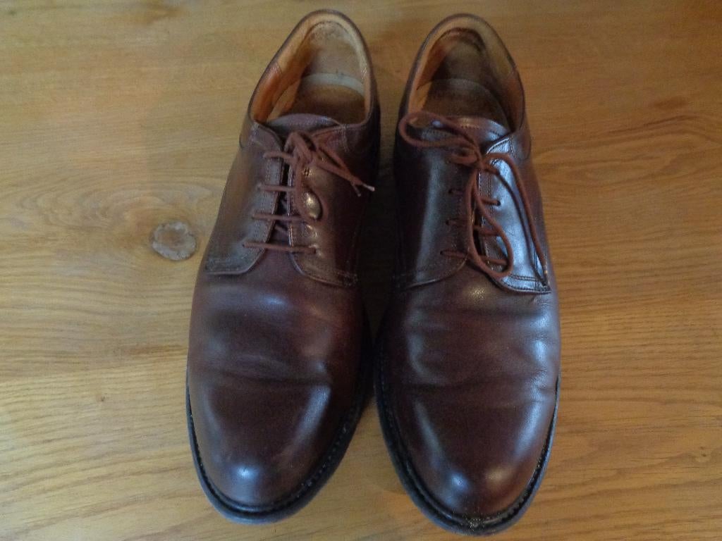 VAN BOMMEL leren brogues veterschoenen;mt 45(11), Kleding | Heren, Schoenen, Bruin, Ophalen of Verzenden, Zo goed als nieuw, Van Bommel