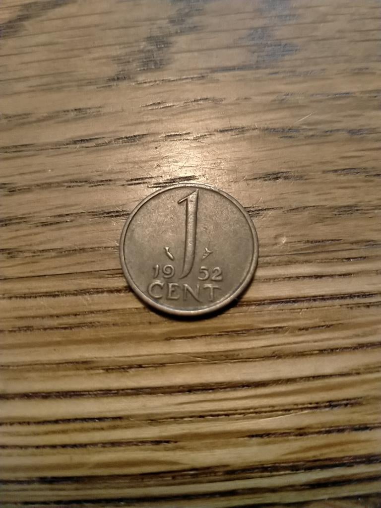NL 1 Cent 1952 Juliana, Postzegels en Munten, Munten | Nederland, Verzenden, Koningin Juliana, 1 cent, Losse munt