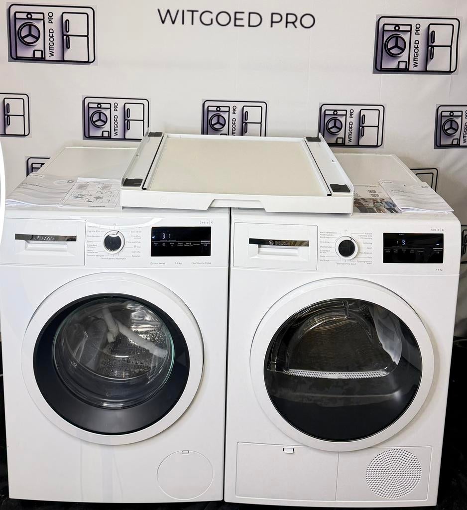 Bosch Serie 4 Wasmachine & Warmtepompdroger A+++ (2024), 8 tot 10 kg, Ophalen of Verzenden, 85 tot 90 cm, 1600 toeren of meer