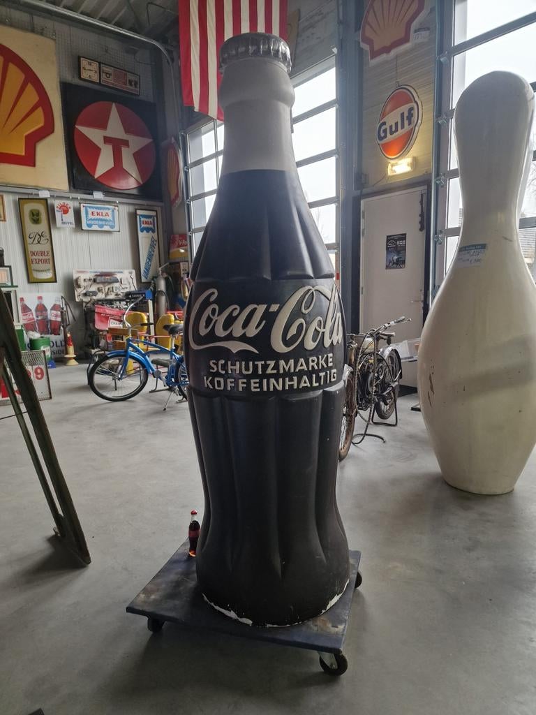 Coca-Cola fles 50 jaren display, Ophalen, Gebruikt, Reclamebord