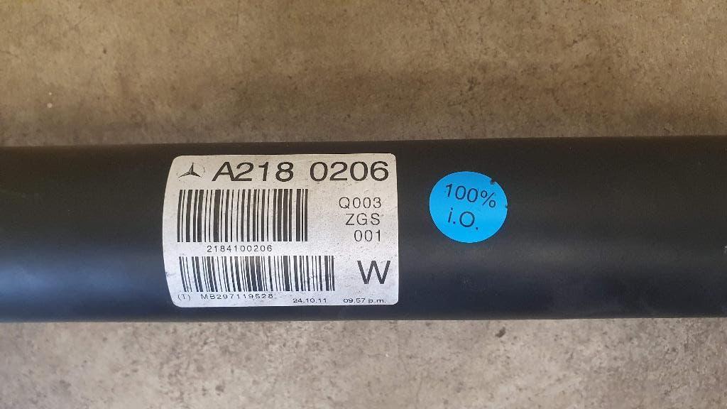 Cardanas aandrijfas CLS 63 AMG A218 410 02 00, Auto-onderdelen, Ophalen of Verzenden, Gebruikt, Mercedes-Benz