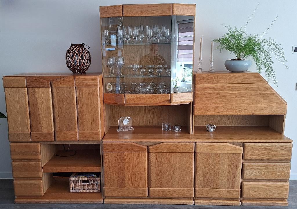 bergmeubel, vintage, Ophalen, 250 tot 300 cm, Gebruikt, Eikenhout