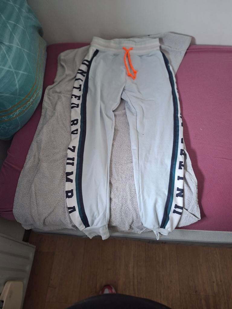 Zumba broek maat XS, Kleding | Dames, Sportkleding, Zo goed als nieuw, Overige typen, Maat 34 (XS) of kleiner, Blauw, Ophalen of Verzenden