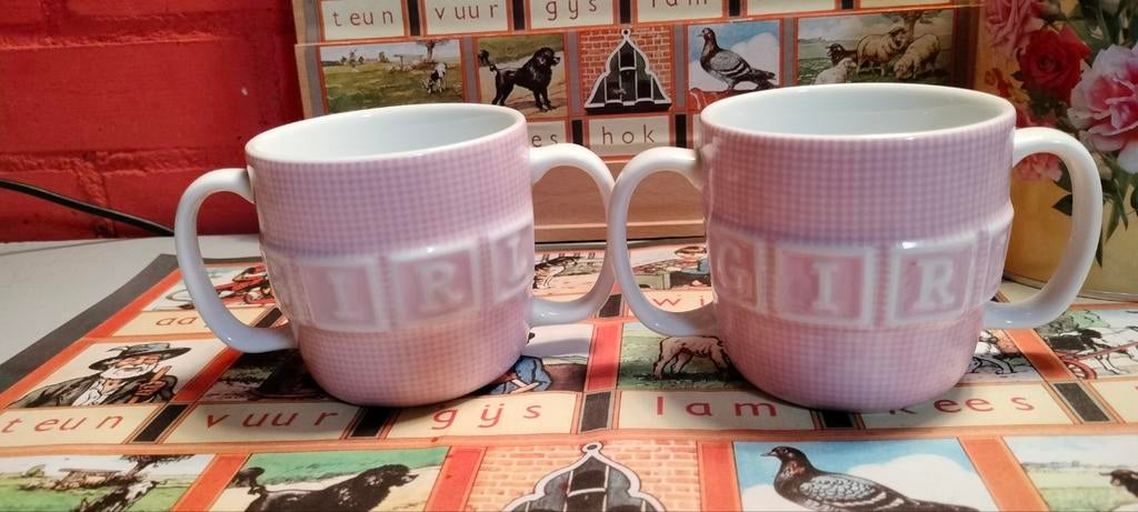 Douwe Egberts kinderbekers Royal Raja, Ophalen of Verzenden, Gebruikt, Overige stijlen, Overige typen