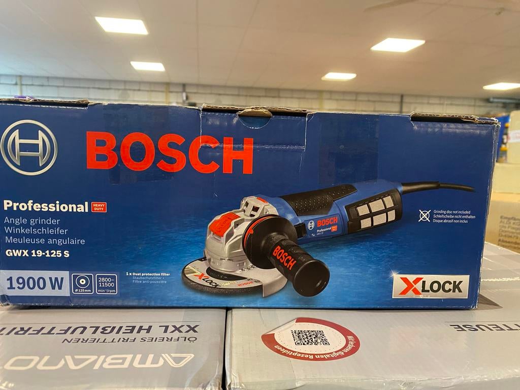 Bosch Professional haakse slijper GWX 19-125 S, Ophalen, -, -, Haakse handslijpmachine