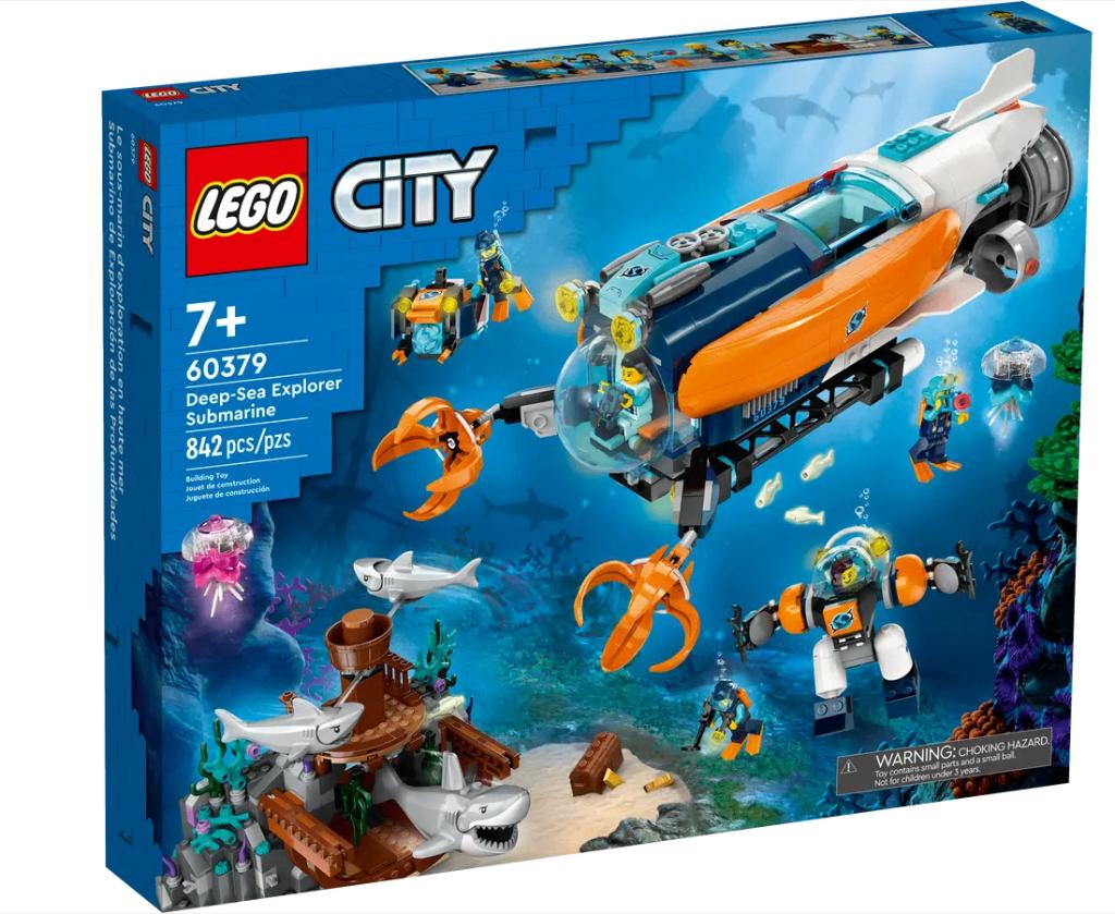 Lego City Duikboot voor diepzeeonderzoek(60379) NIEUW, Ophalen of Verzenden, Nieuw, Complete set, Lego
