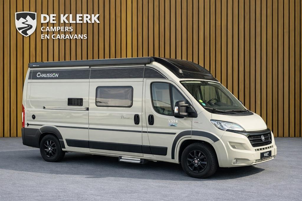 Chausson V594 Premium Gratis Stalling (bj 2021), Caravans en Kamperen, Campers, Automaat, Buscamper of Camperbus, Ringverwarming