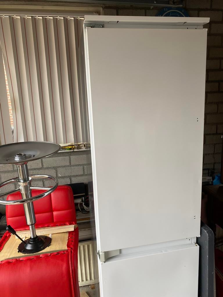 Whirlpool koel/vriescombinatie inbouw, Ophalen, Gebruikt, 200 liter of meer, Met aparte vriezer