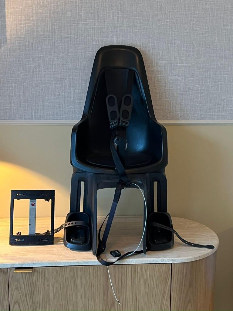 Bobike One Maxi Urban Zwart, Fietsen en Brommers, Fietsaccessoires | Fietsstoeltjes, Achterzitje, Ophalen of Verzenden, Bobike One