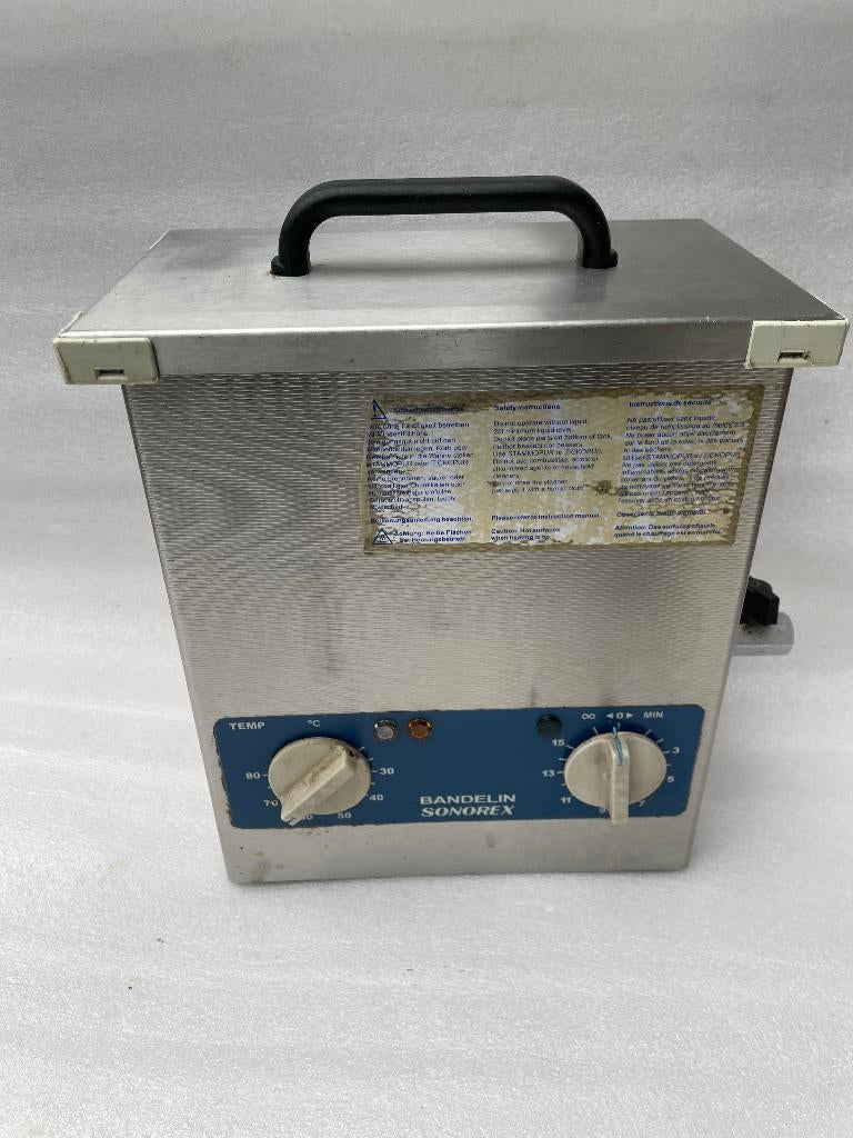 Bandelin SONOREX Reiniger voor de horlogemaker &goudsmid, Ophalen