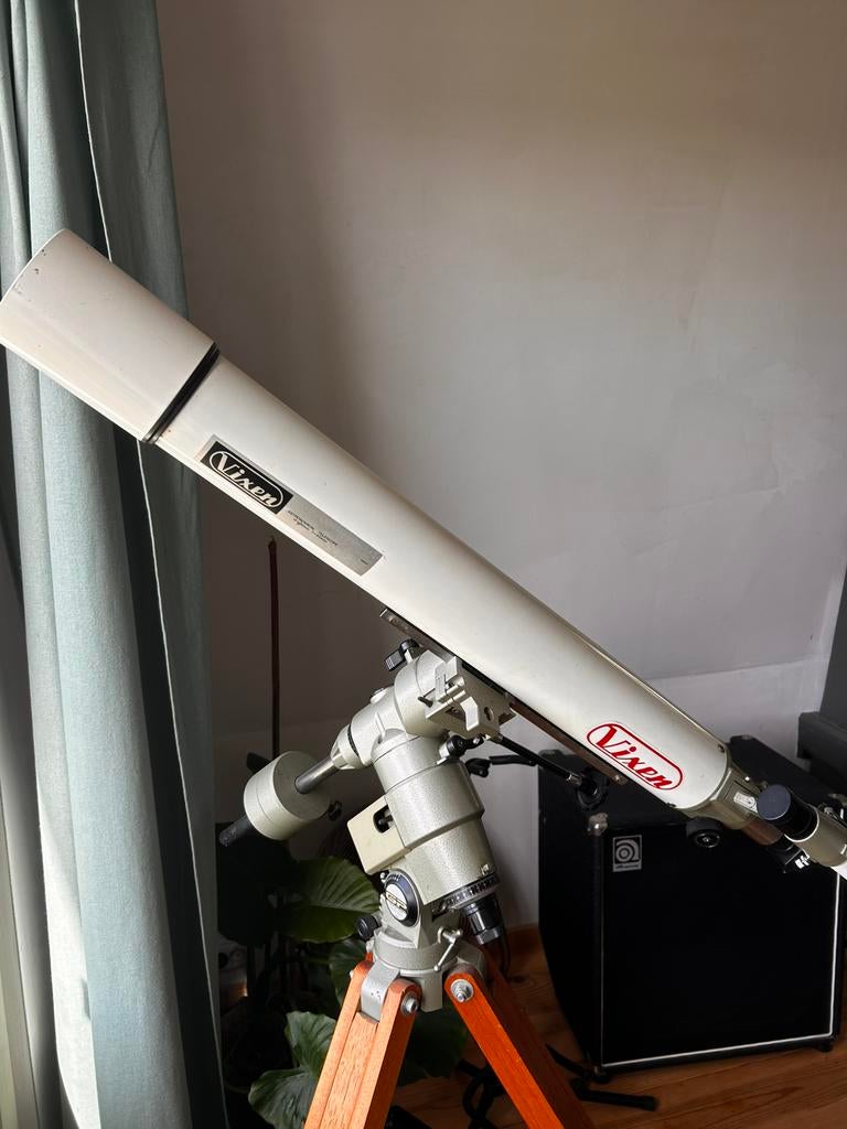 Vixen telescoop, Ophalen of Verzenden, Gebruikt, Minder dan 80 mm, Lenzentelescoop (refractor)