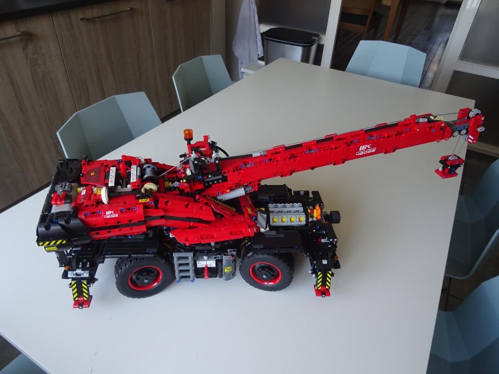 technic Lego 42082 kraan voor alle terreinen, Ophalen of Verzenden, Zo goed als nieuw, Lego