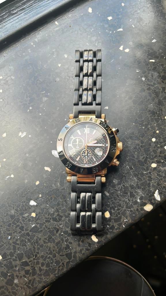 ZGAN Horloge heren Geuss Collection GC 47000G-70790, Overige merken, Overige materialen, Gebruikt, Polshorloge