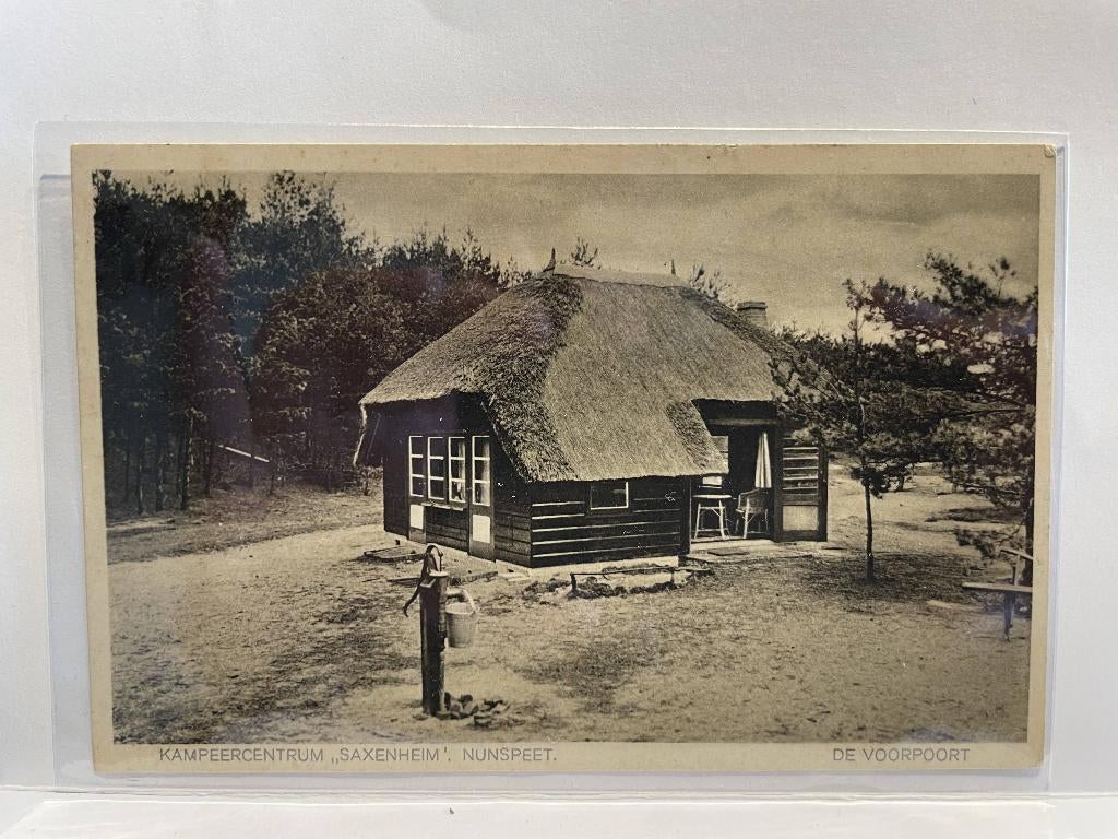 Nunspeet = Kampeercentrum Saxemheim, Verzenden, 1920 tot 1940, Gelopen, Gelderland