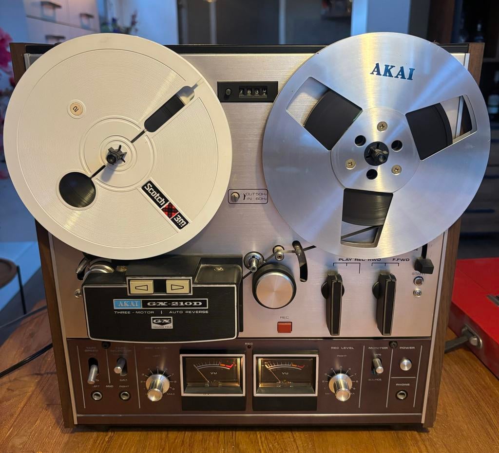 Akai GX-210D Bandrecorder, Ophalen, Bandrecorder