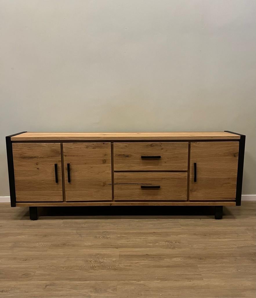 Happy@home dressoir Brooklyn 240 cm, Nieuw, Ophalen of Verzenden, Minder dan 100 cm, Industrieel