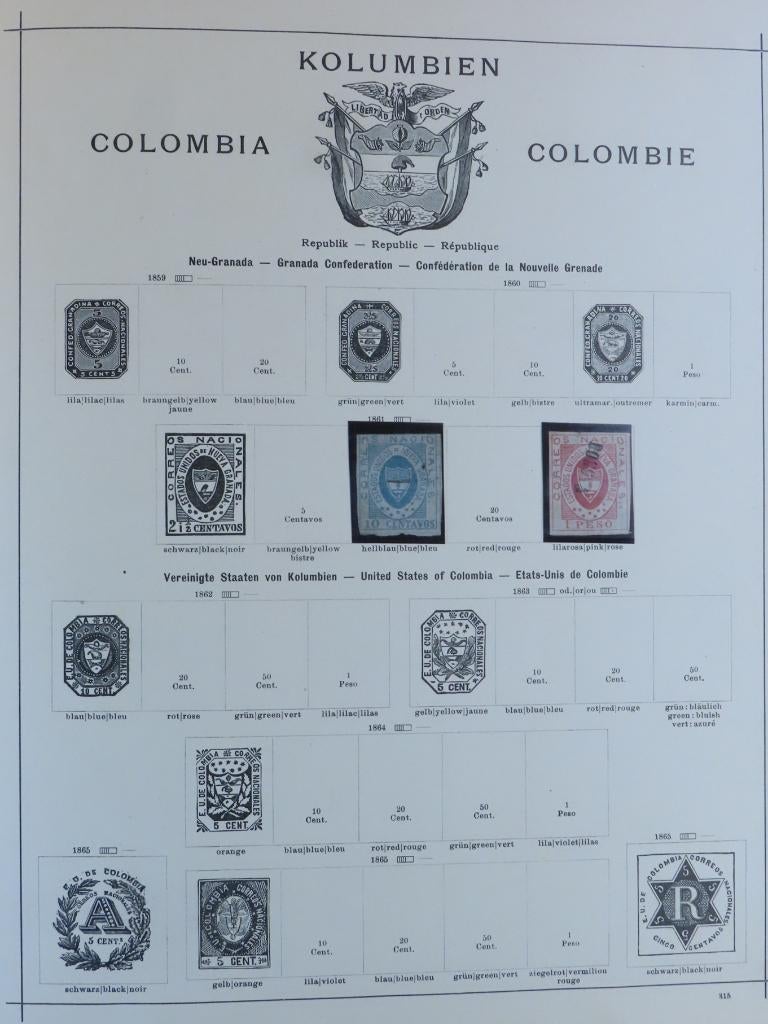 COLOMBIA - vooral KLASSIEK/OUD in aantallen - (J.37) - 1/3 -, Ophalen of Verzenden, Buitenland