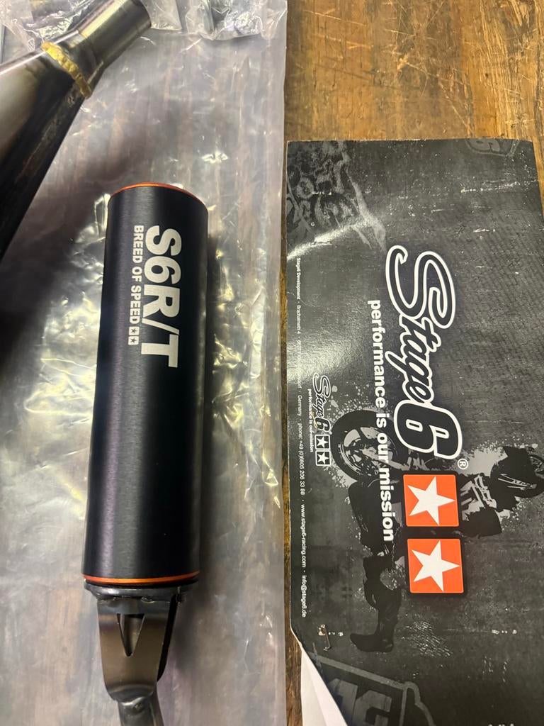 Am6 Stage6 R/T 70/80 uitlaat nieuw aanbieding, Fietsen en Brommers, Brommeronderdelen | Algemeen, Nieuw, Uitlaat, Beta, Beta