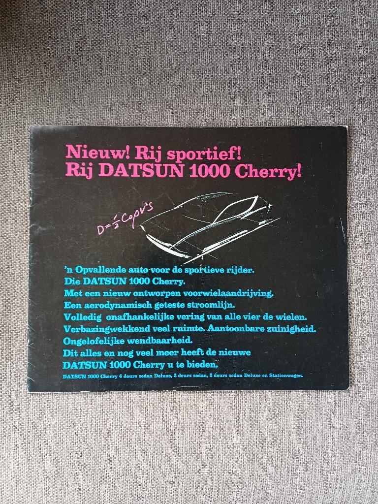 Datsun, Zo goed als nieuw, Nissan, Datsun, Ophalen of Verzenden