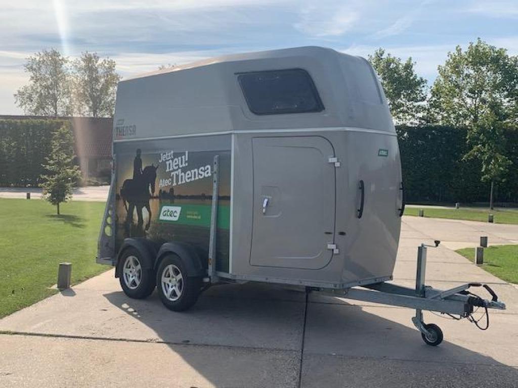 Atec Thensa Paardentrailer 2500 vol optie, Gebruikt, Aluminium, 2-paards trailer