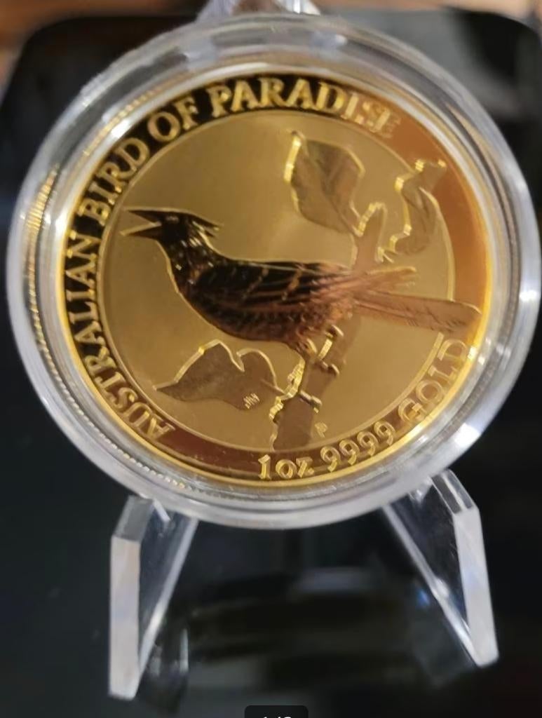 1 oz gouden bulion en verzamelmunten en platina 1 oz, Ophalen of Verzenden, Overige landen