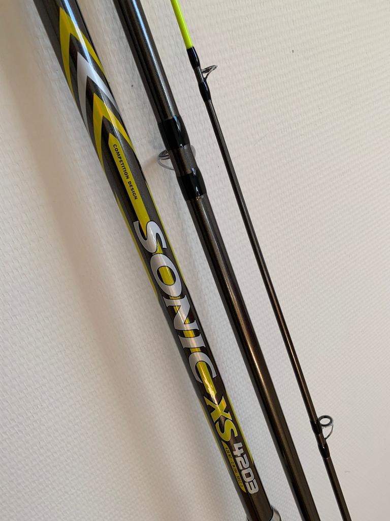 2x nieuwe Trabucco strandhengels + Arca zeemolens, 4.20m, Arca, Nieuw, Ophalen of Verzenden, Arca