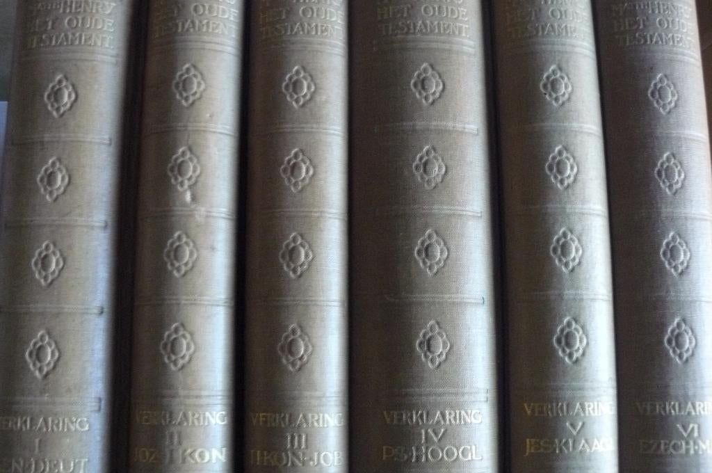 MATTHEW HENRY / Bijbelverklaring Oude Testament / 6 delen, Ophalen of Verzenden, Gelezen