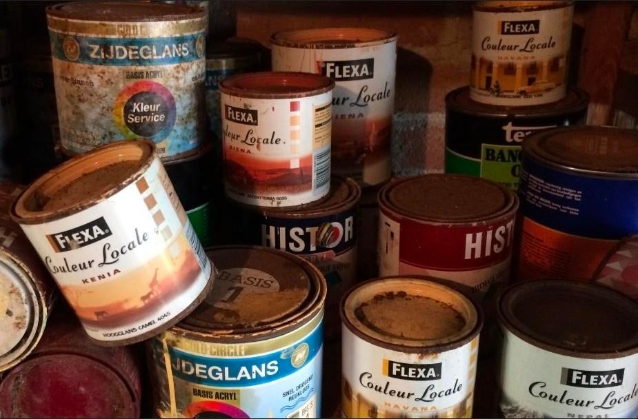 Gezocht: Verfrestanten, voor binnen en buiten., Ophalen, Gebruikt, Overige kleuren, Beits