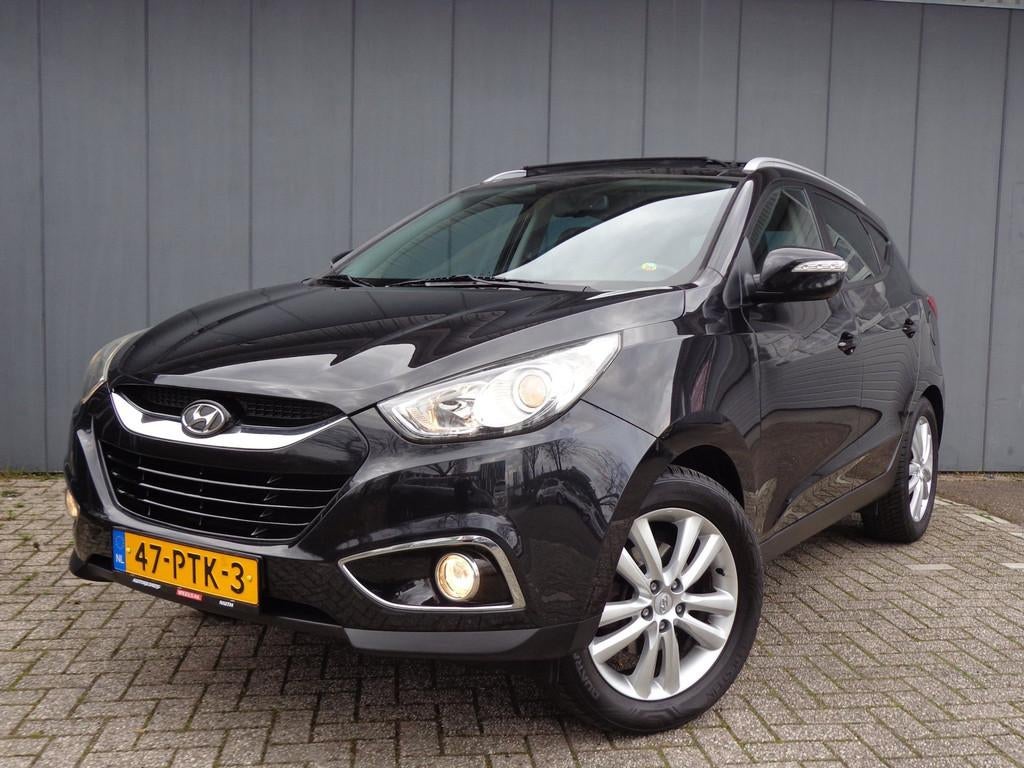 Hyundai Ix35 2.0i i-Catcher Top Staat 1Eig,Onderhoudsboekje,, Gebruikt, Zwart, 4 cilinders, 75 €/maand