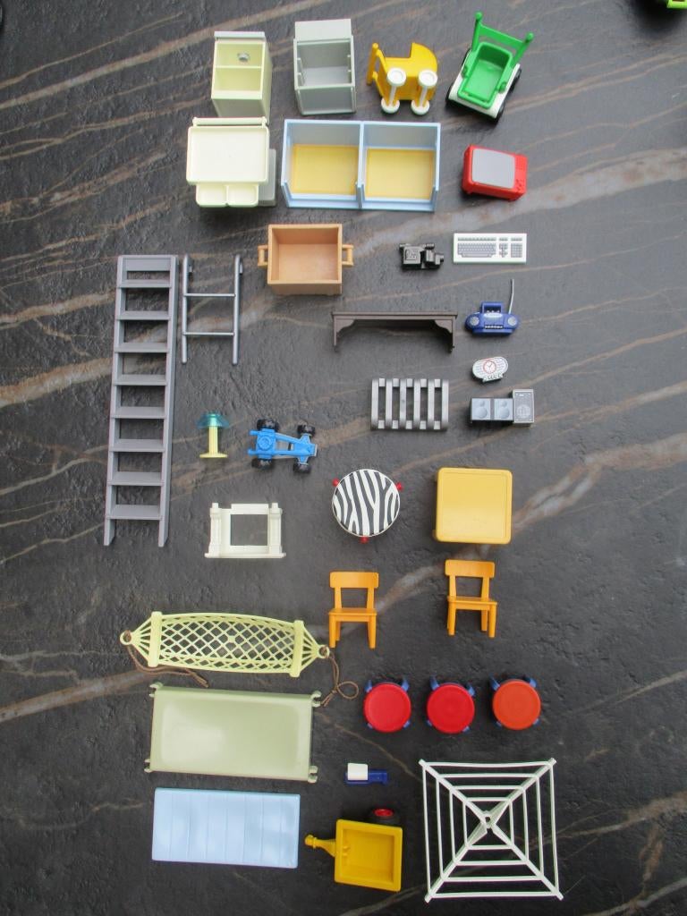 Playmobil onderdelen trapje kinderwagen fietsenrek, Ophalen of Verzenden, Zo goed als nieuw, Los playmobil