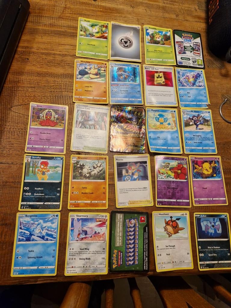 23 pokemon kaarten uit 2021 en 1 x 2017, Ophalen of Verzenden, Gebruikt