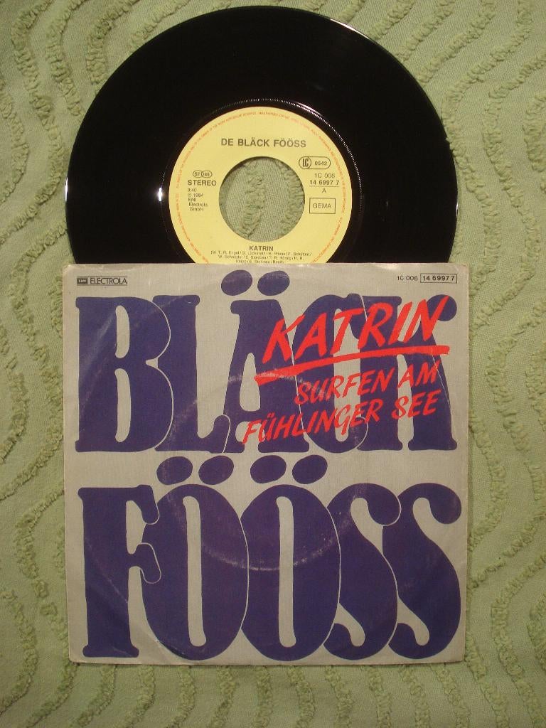 Bläck Fööss 7" Vinyl Single: ‘Katrin’ (Duitsland), Cd's en Dvd's, Vinyl Singles, Zo goed als nieuw, Single, Pop, 7 inch, Ophalen of Verzenden