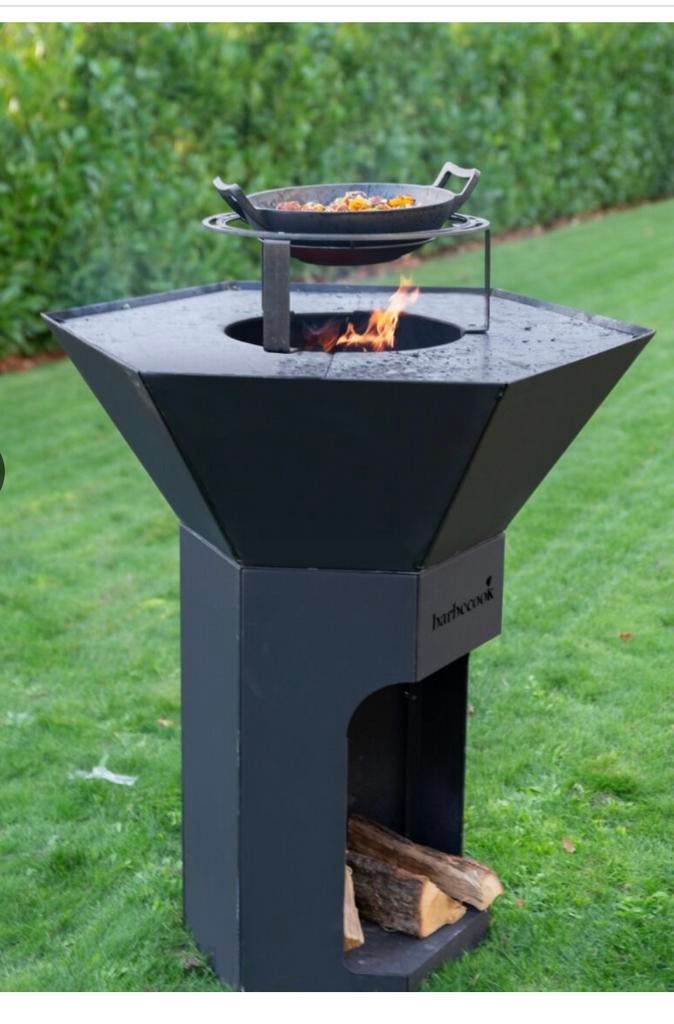 Bbq-bakplaat nestor barbecook zwart hagelnieuw in doos, Ophalen, Zo goed als nieuw