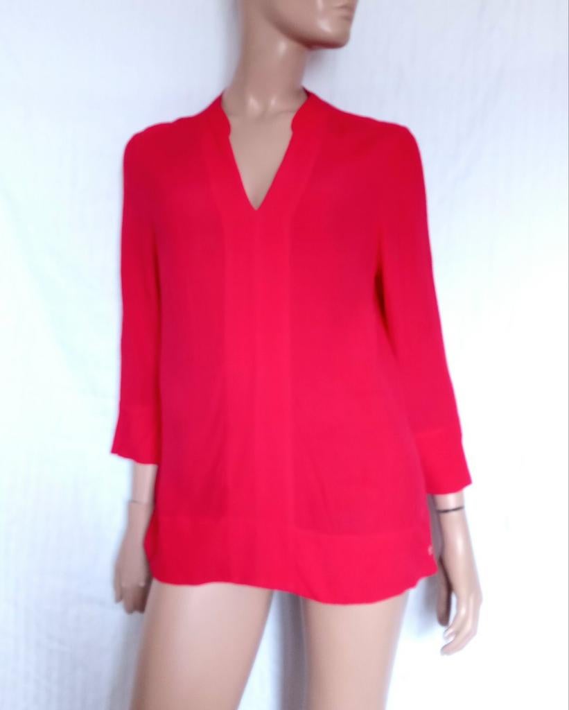 TOMMY HILFIGER Blouse , Maat 38 - 40, Verzenden, Zo goed als nieuw, Maat 38/40 (M), Rood