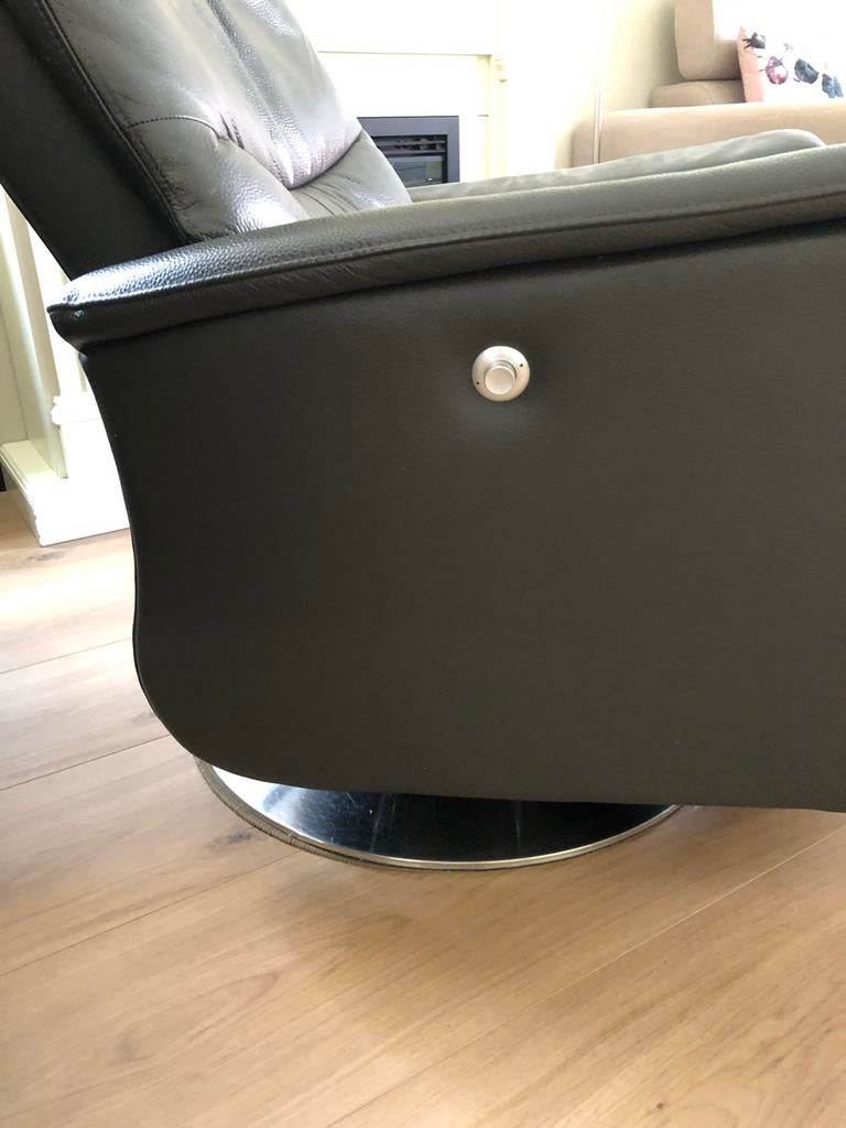 Relax stoel, Huis en Inrichting, Fauteuils, Ophalen, Gebruikt, Leer, 75 tot 100 cm