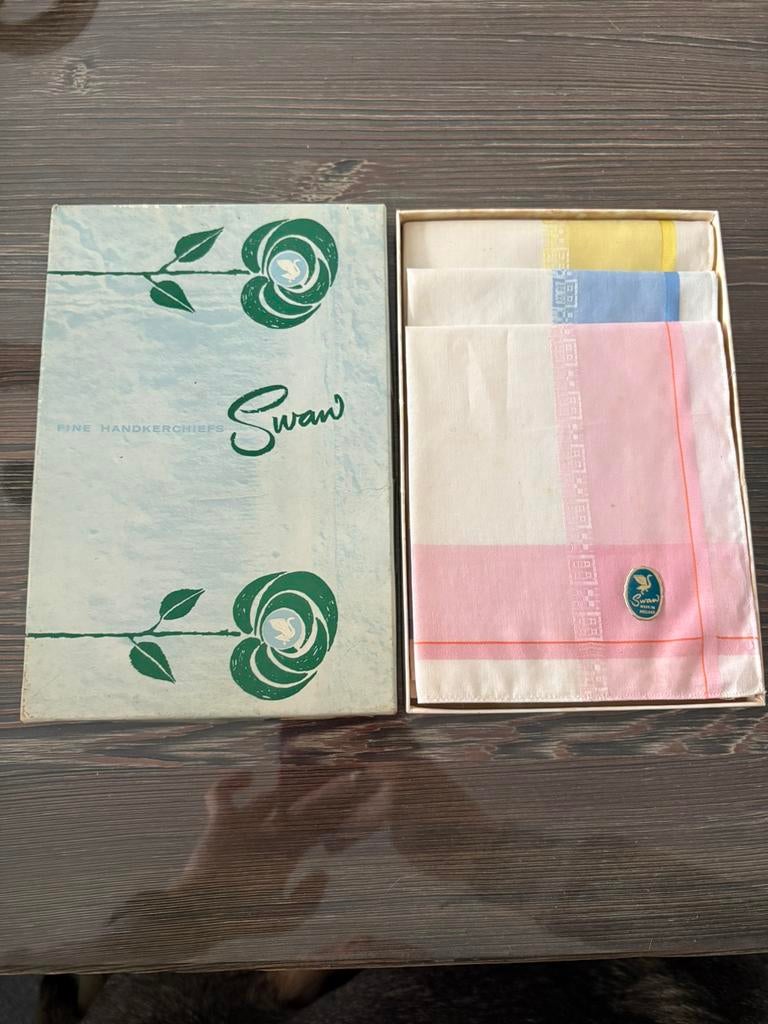 Swan fijne zakdoeken dames, Ophalen of Verzenden