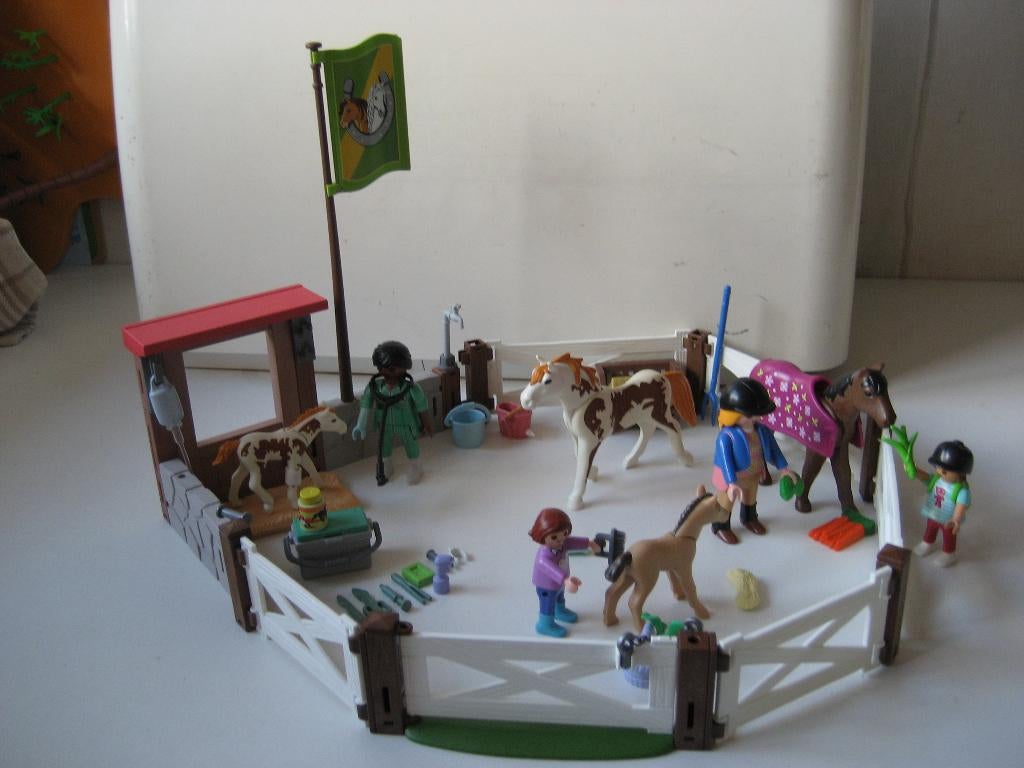 weide 71471 met paarden en dierenarts, Ophalen of Verzenden, Zo goed als nieuw