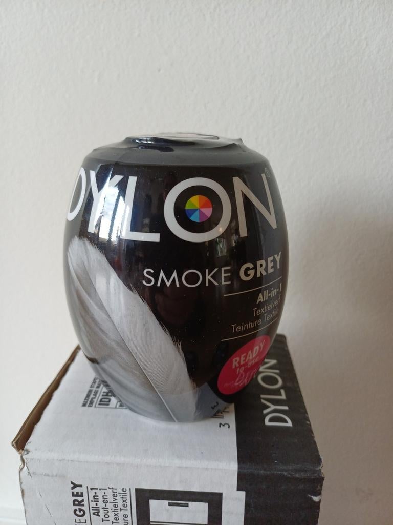 Dylon Textielverf Wasmachine Smoke Grey - 3 Stuks, Ophalen of Verzenden, Nieuw, Grijs, Verf