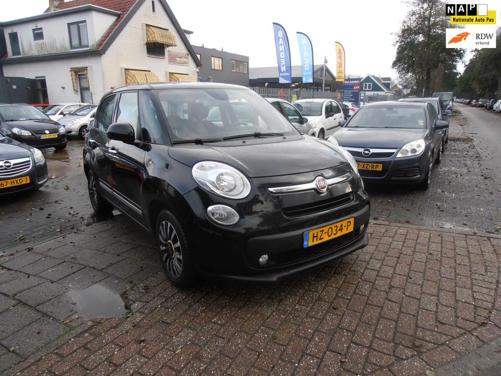 Fiat 500 L 0.9 TwinAir Urban Edition clima navi nap apk, Gebruikt, Euro 6, Zwart, Origineel Nederlands