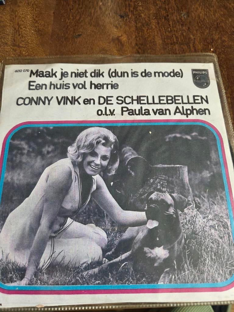 Conny Vink - Maak je niet dik (dun is de mode) Single, Gebruikt, 7 inch, Single, Ophalen of Verzenden