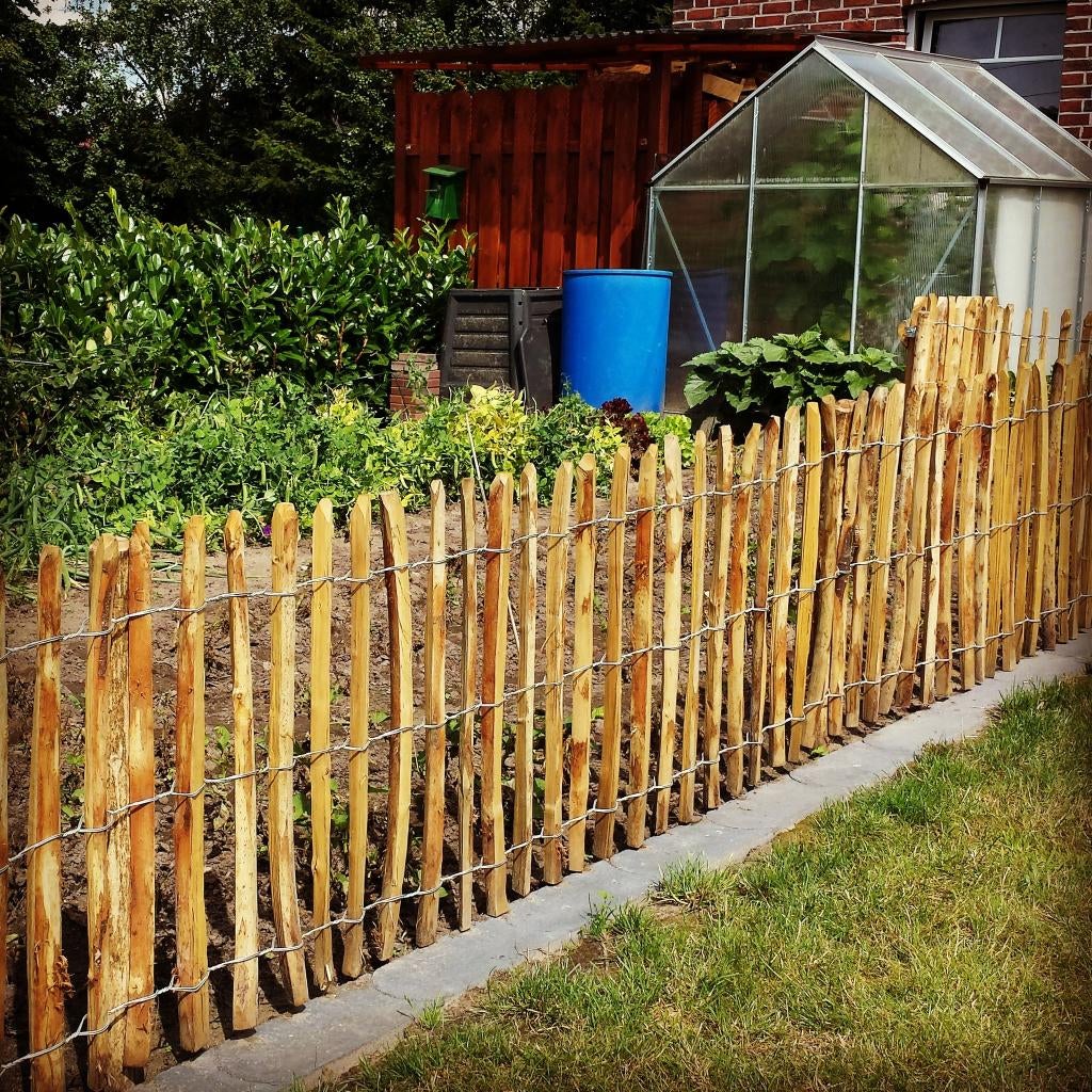 Schapenhel Kastanje Hekwerk – 50 cm hoog – Rol van 10 meter, NHS, Nieuw, Spijlenhekwerk, Noordhuismichael@gmail.com