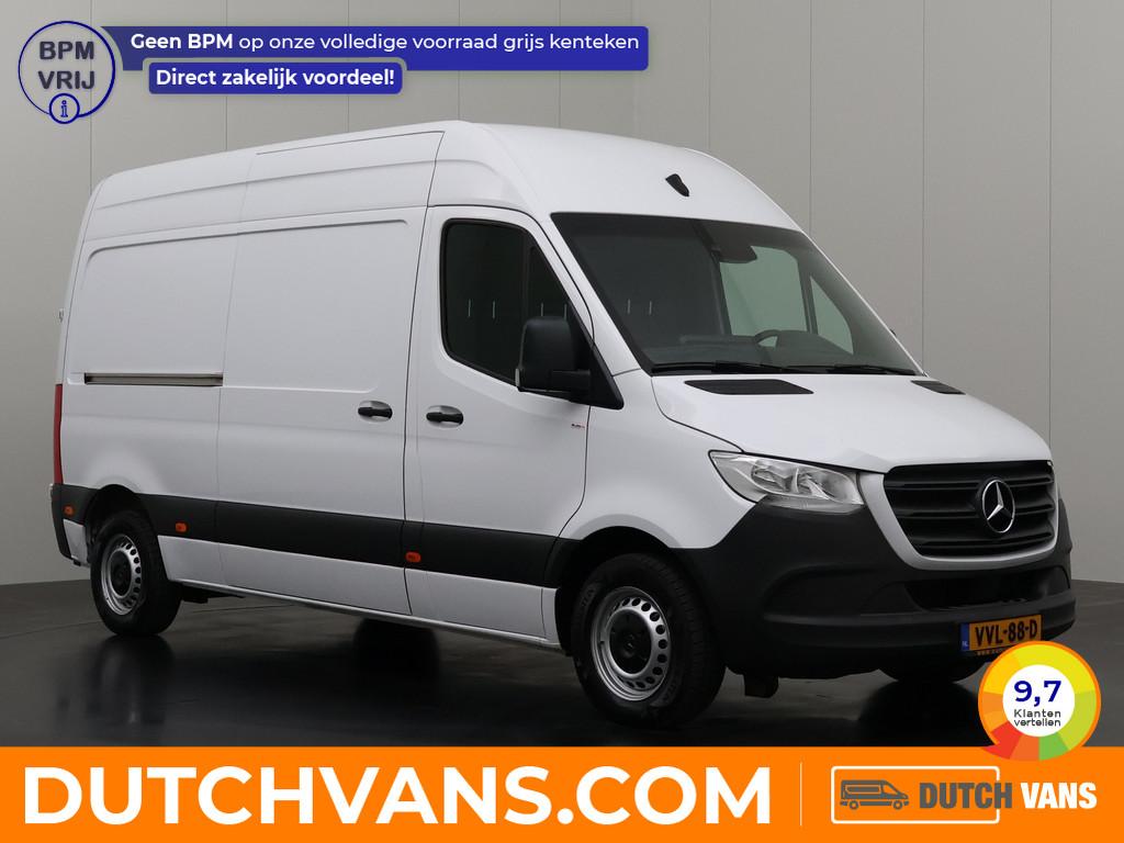 Mercedes-Benz Sprinter 315CDI 9G-Tronic Automaat L2H2 | Navi, Auto's, Stof, Gebruikt, 4 cilinders, Wit