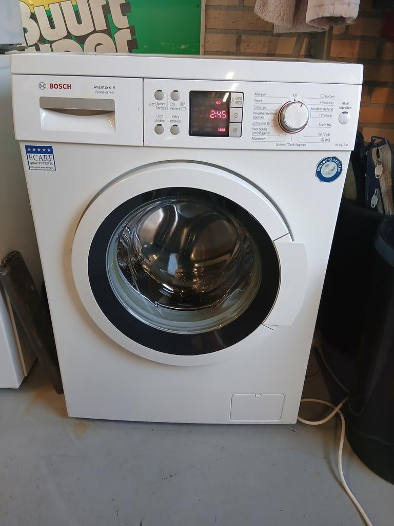 Goed werkende Bosch Avantixx 8 wasmachine (8 kg ), 6 tot 8 kg, Ophalen, 1200 tot 1600 toeren, 85 tot 90 cm