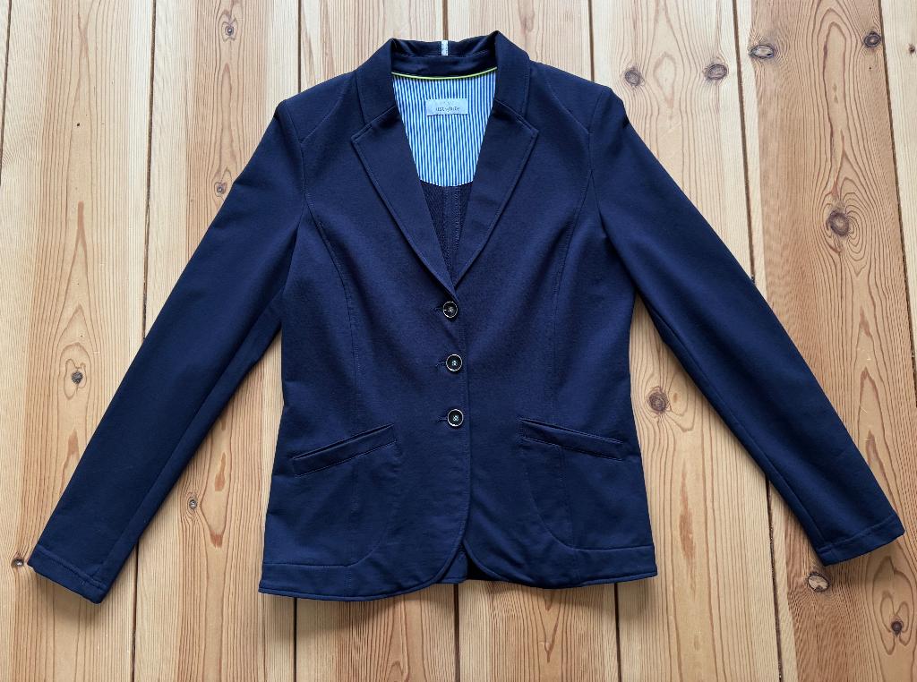 Blazer Just White - Blauw / Navy - Maat 38 / Medium, Maat 38/40 (M), Blauw, Ophalen of Verzenden, Zo goed als nieuw
