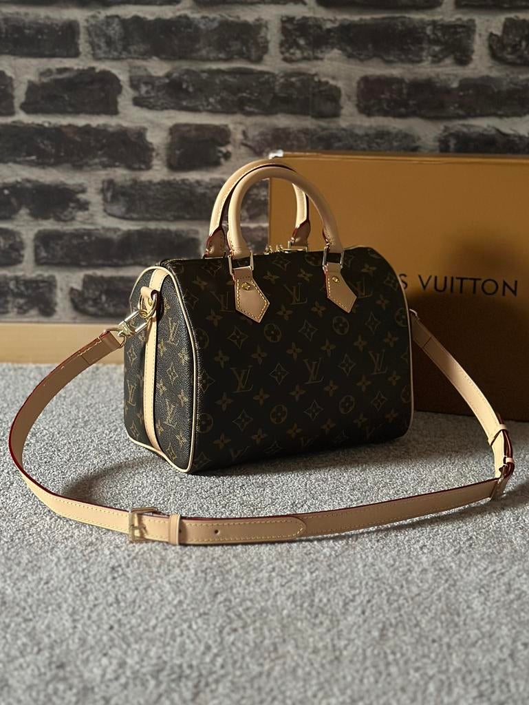 Louis Vuitton Speedy Bandoulière 25 | In zeer goede staat!, Ophalen, Zo goed als nieuw, Bruin, Handtas