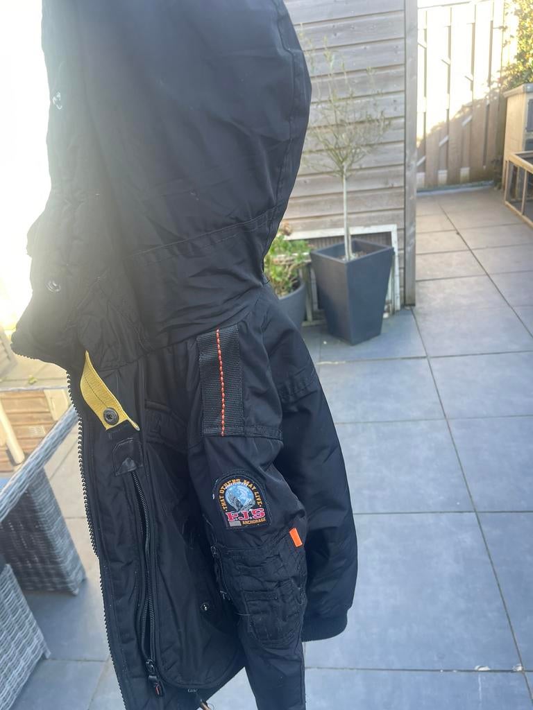 Parajumper jas kinder maat, Kleding | Heren, Bodywarmers, Ophalen of Verzenden, Zo goed als nieuw, Zwart