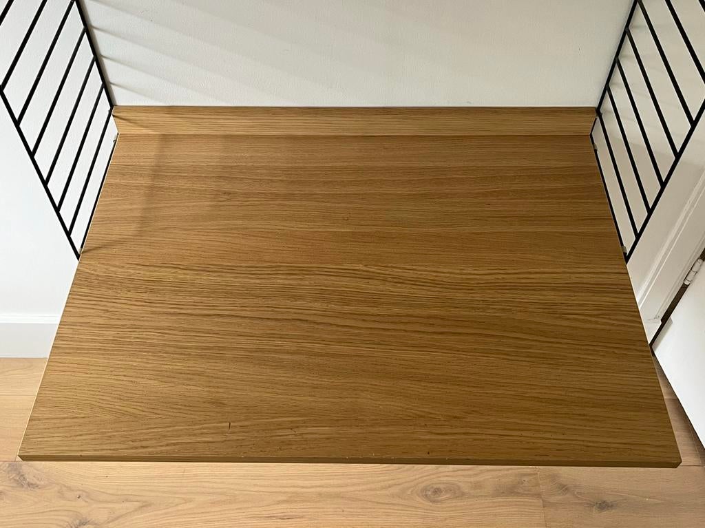String Furniture bureaublad, kleur eiken, Ophalen, Gebruikt