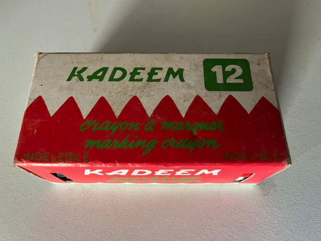 Kadeem 12x markeerkrijt zwart nieuw, Ophalen of Verzenden, Nieuw