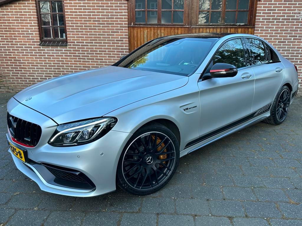 Mercedes-Benz C63 AMG S - Keram - Kuip - Akra - Burm - HUD -, Automaat, Achterwielaandrijving, 510 pk, Leder