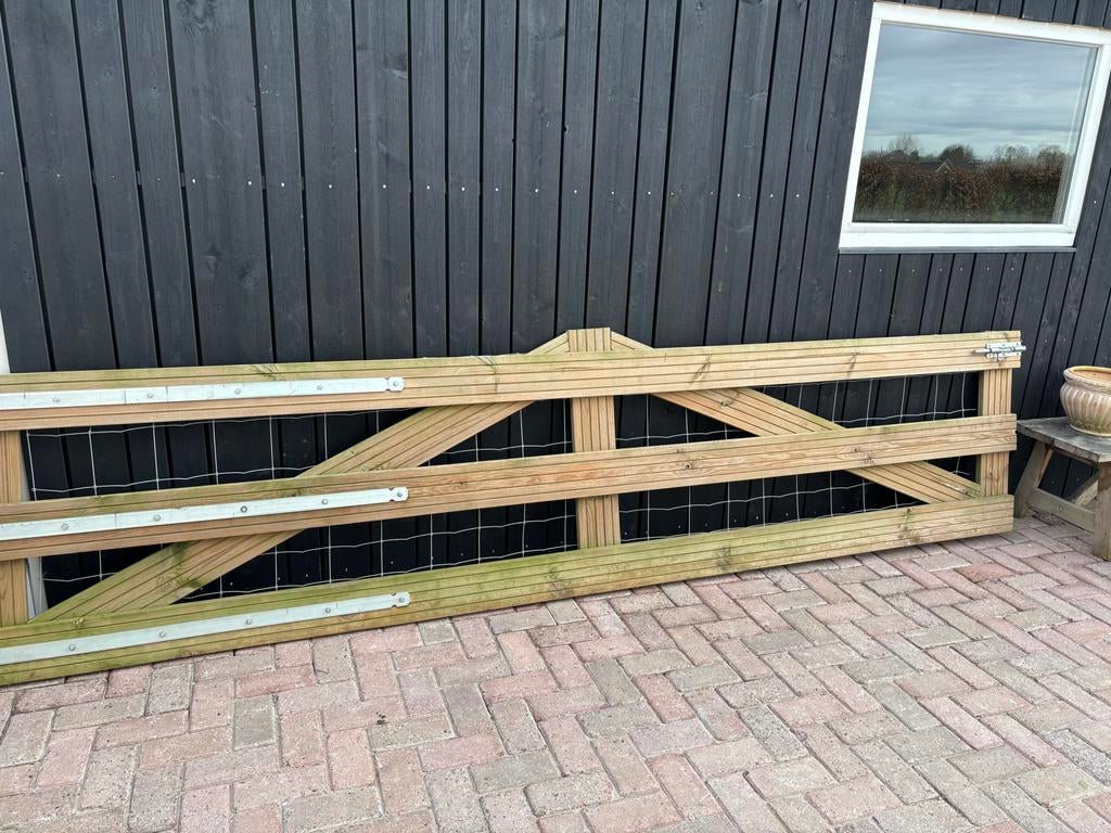 Houten hek / toegangspoort, Ophalen, Hout, Tuinhek